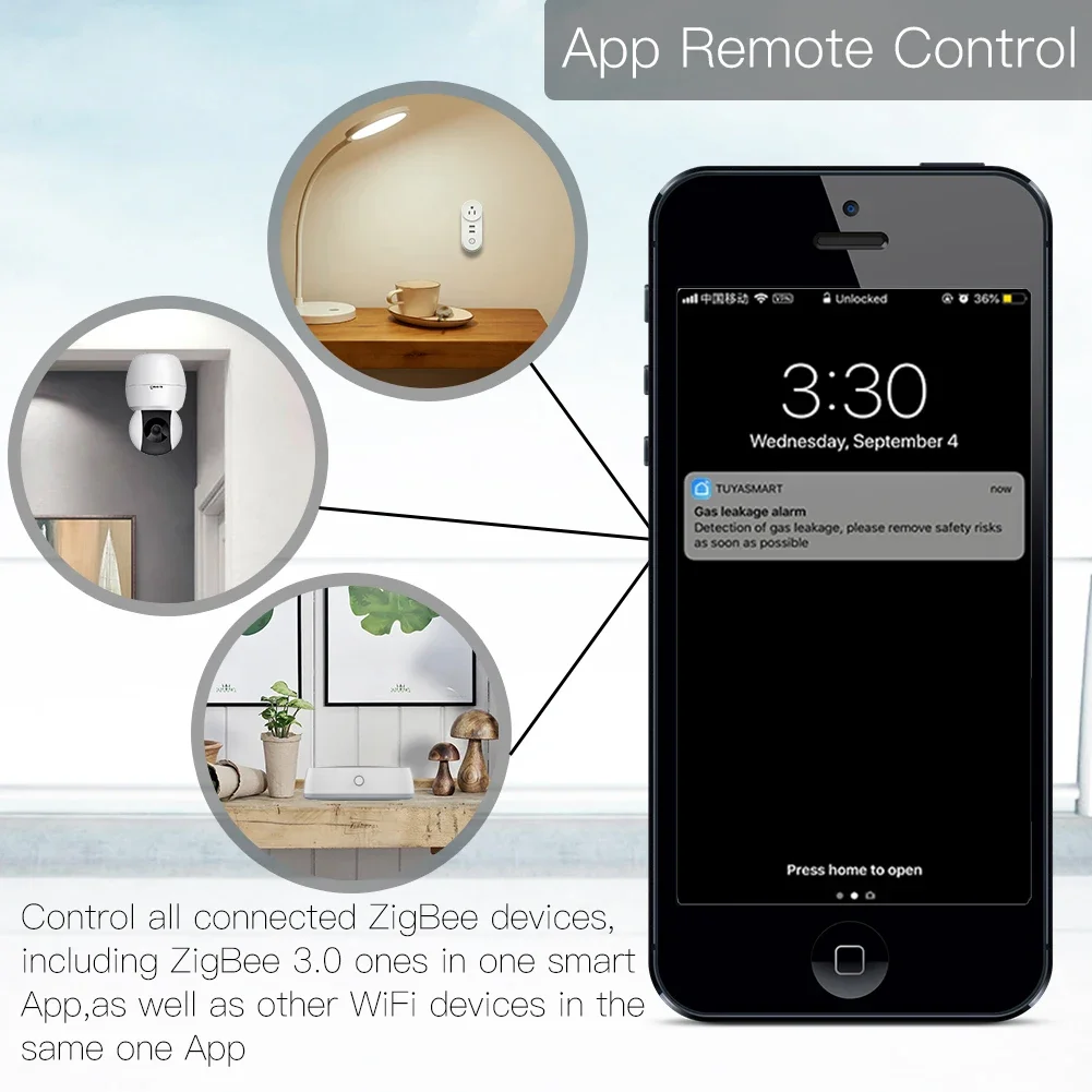 Tuya ZigBee 3.0 Smart Gateway  - مراجعة Smart Home Outdoor وسعره