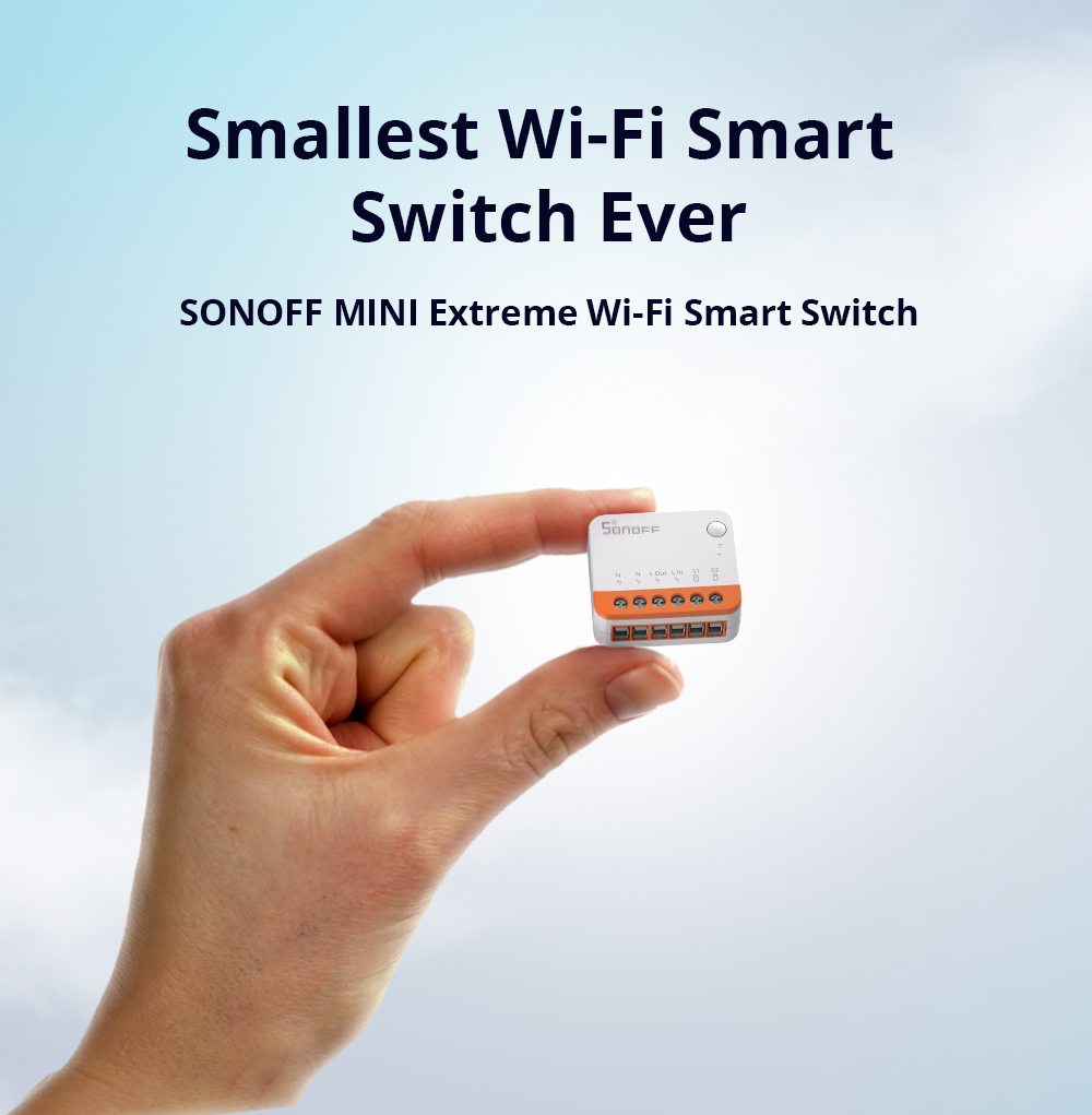 مفتاح ذكي واي فاي Sonoff Mini  - مراجعة Smart Home Button وسعره